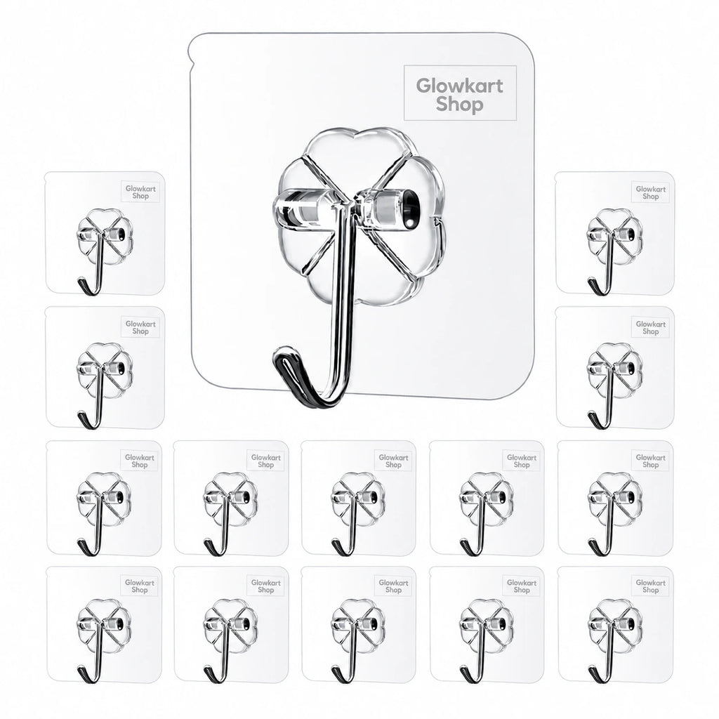 Heavy-Duty Adhesive Wall Hooks Pack Off 2 | Waterproof, Damage-Free Wall Hangers