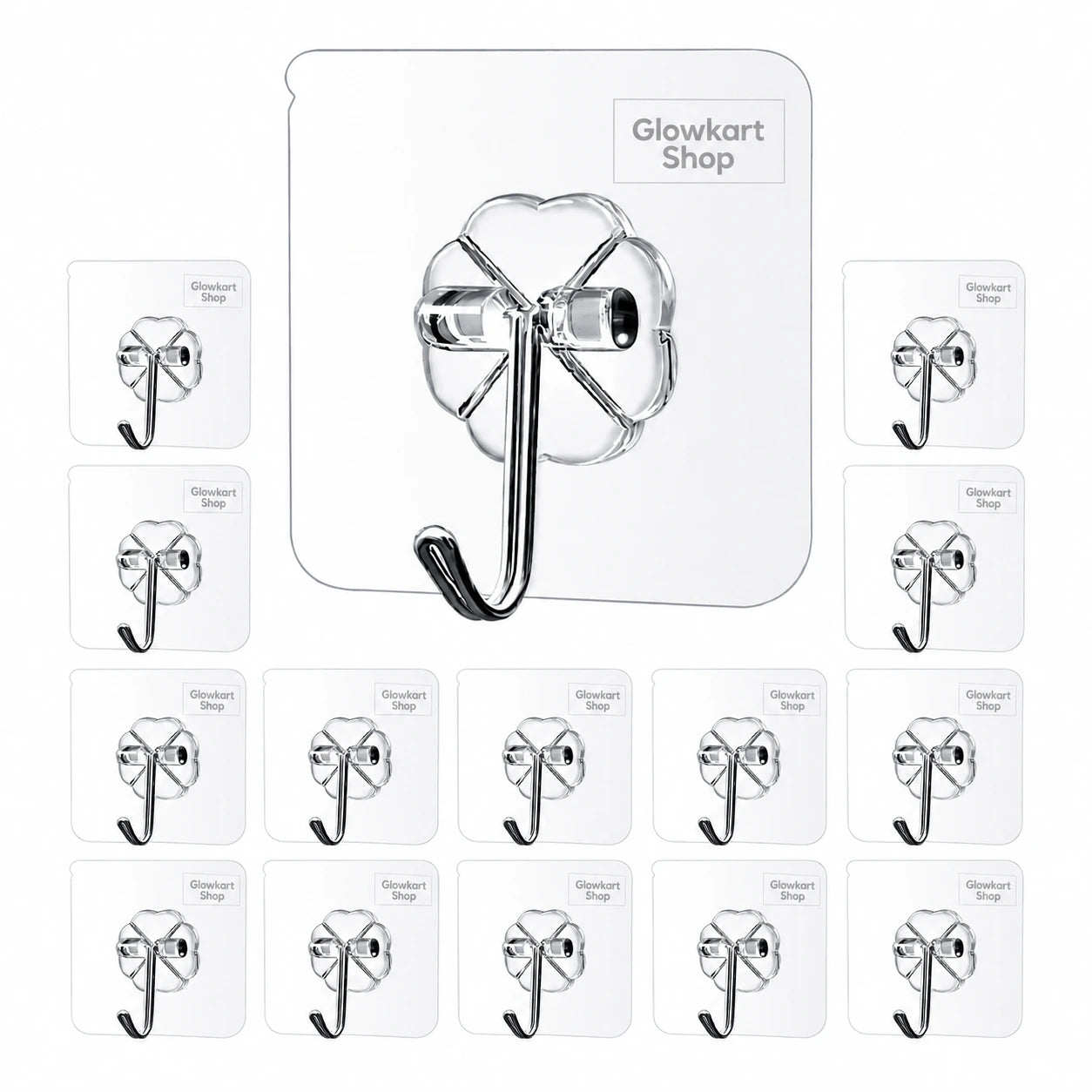 Heavy-Duty Adhesive Wall Hooks Pack Off 2 | Waterproof, Damage-Free Wall Hangers