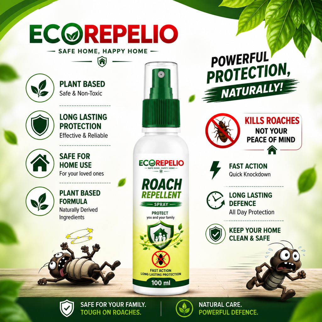 Cockroach Repellent Spray- Eliminate roaches & other insects from home