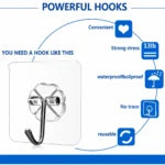 Heavy-Duty Adhesive Wall Hooks Pack Off 2 | Waterproof, Damage-Free Wall Hangers