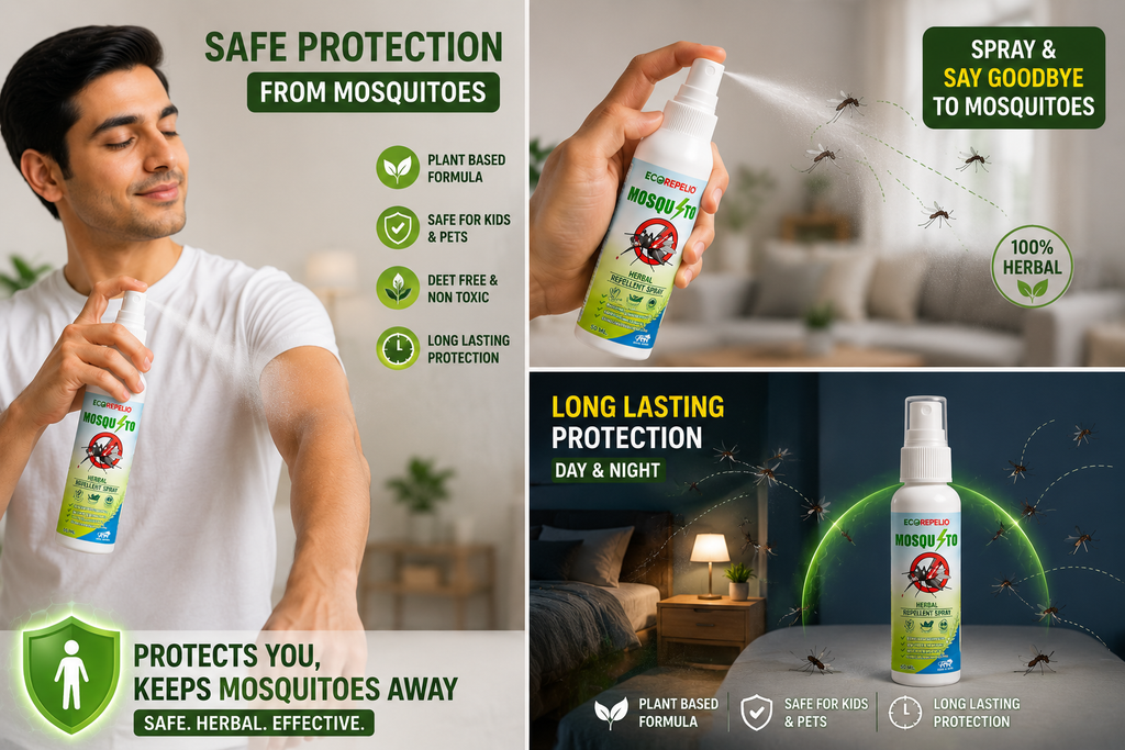 Mosquito Repellent Spray- 100% Friendly and Cruelty-Free