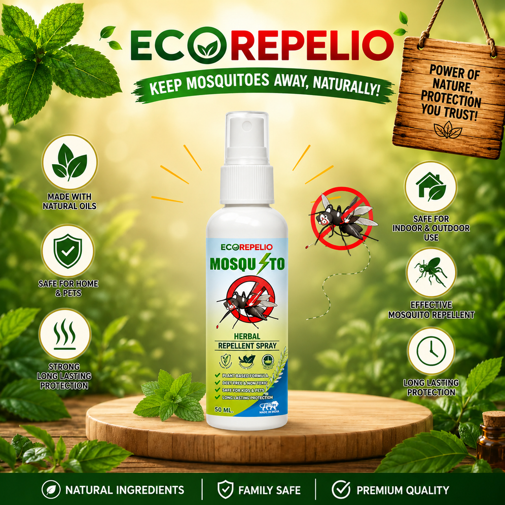Mosquito Repellent Spray- 100% Friendly and Cruelty-Free