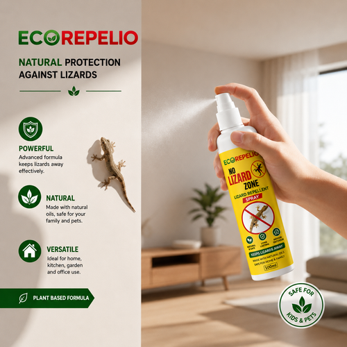 Lizard Repellent Spray – Natural & Effective Indoor Solution