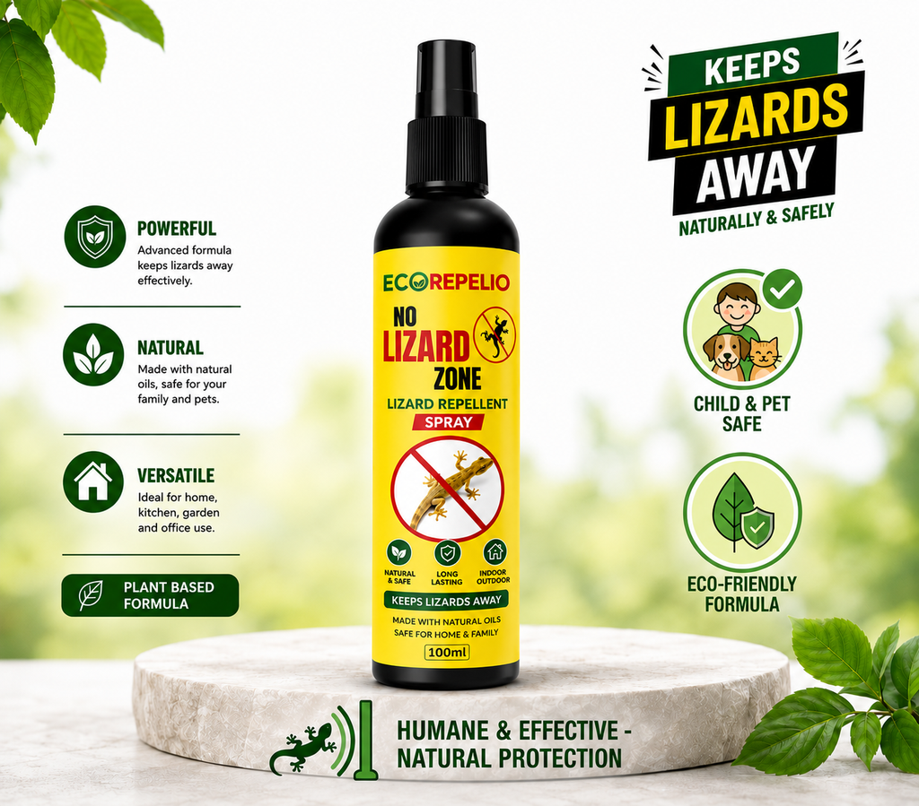 Lizard Repellent Spray – Natural & Effective Indoor Solution