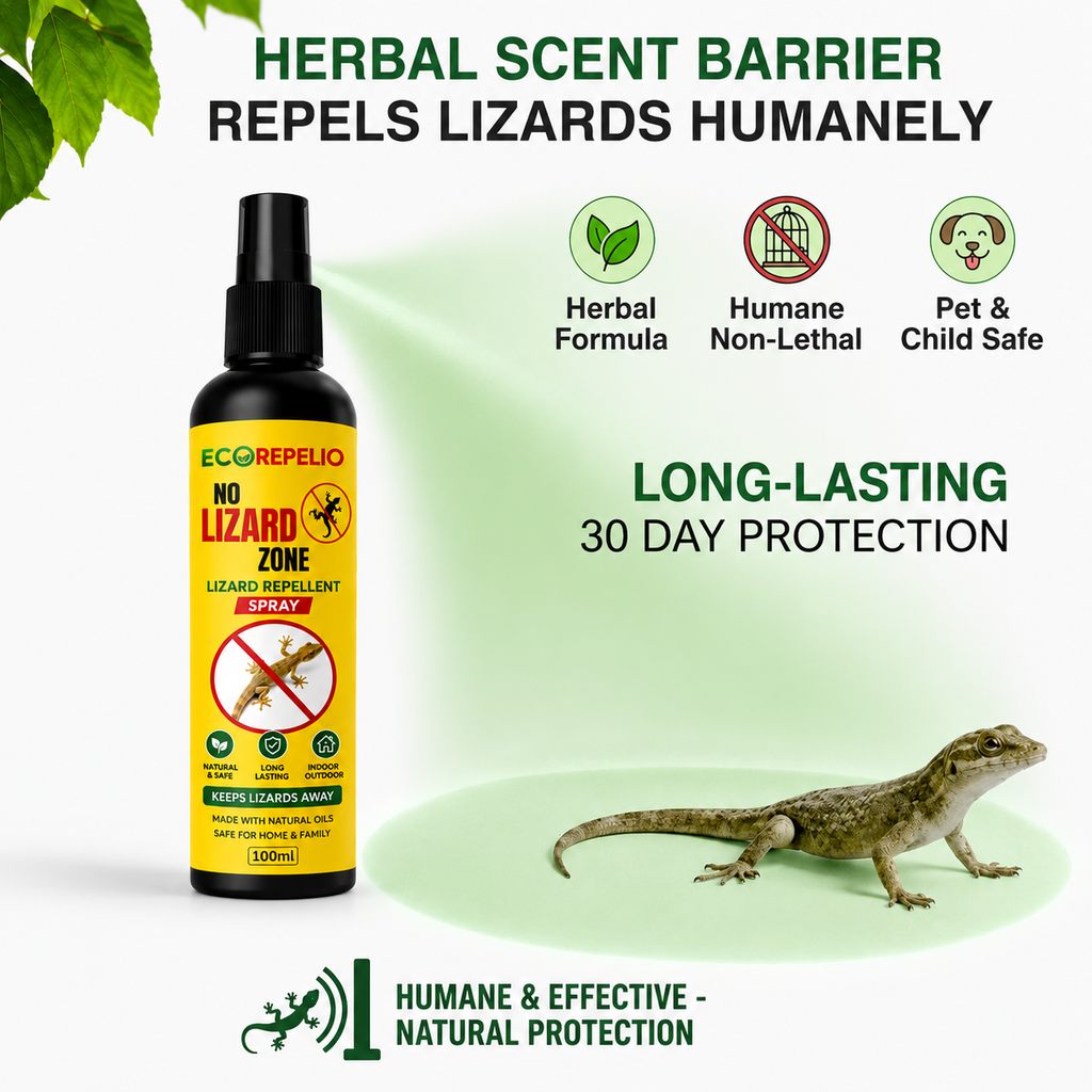 Lizard Repellent Spray – Natural & Effective Indoor Solution