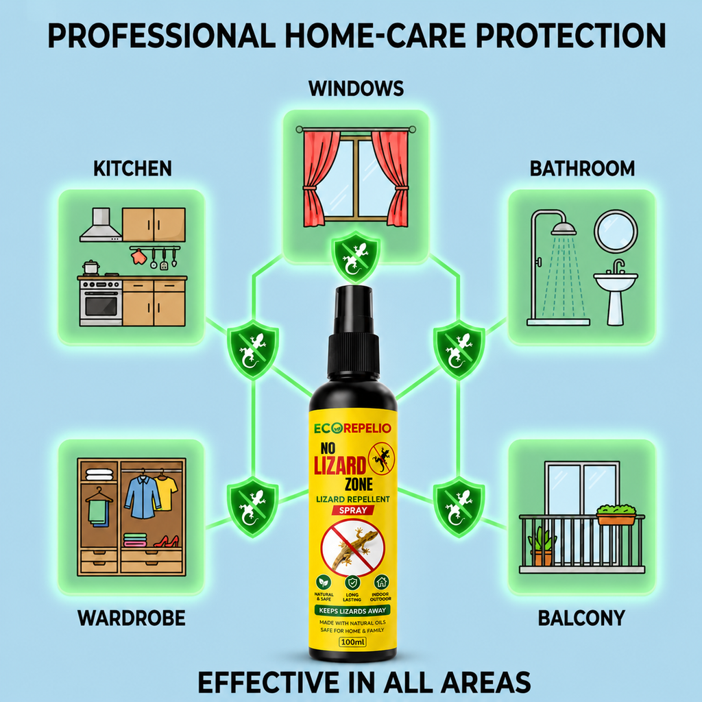 Lizard Repellent Spray – Natural & Effective Indoor Solution